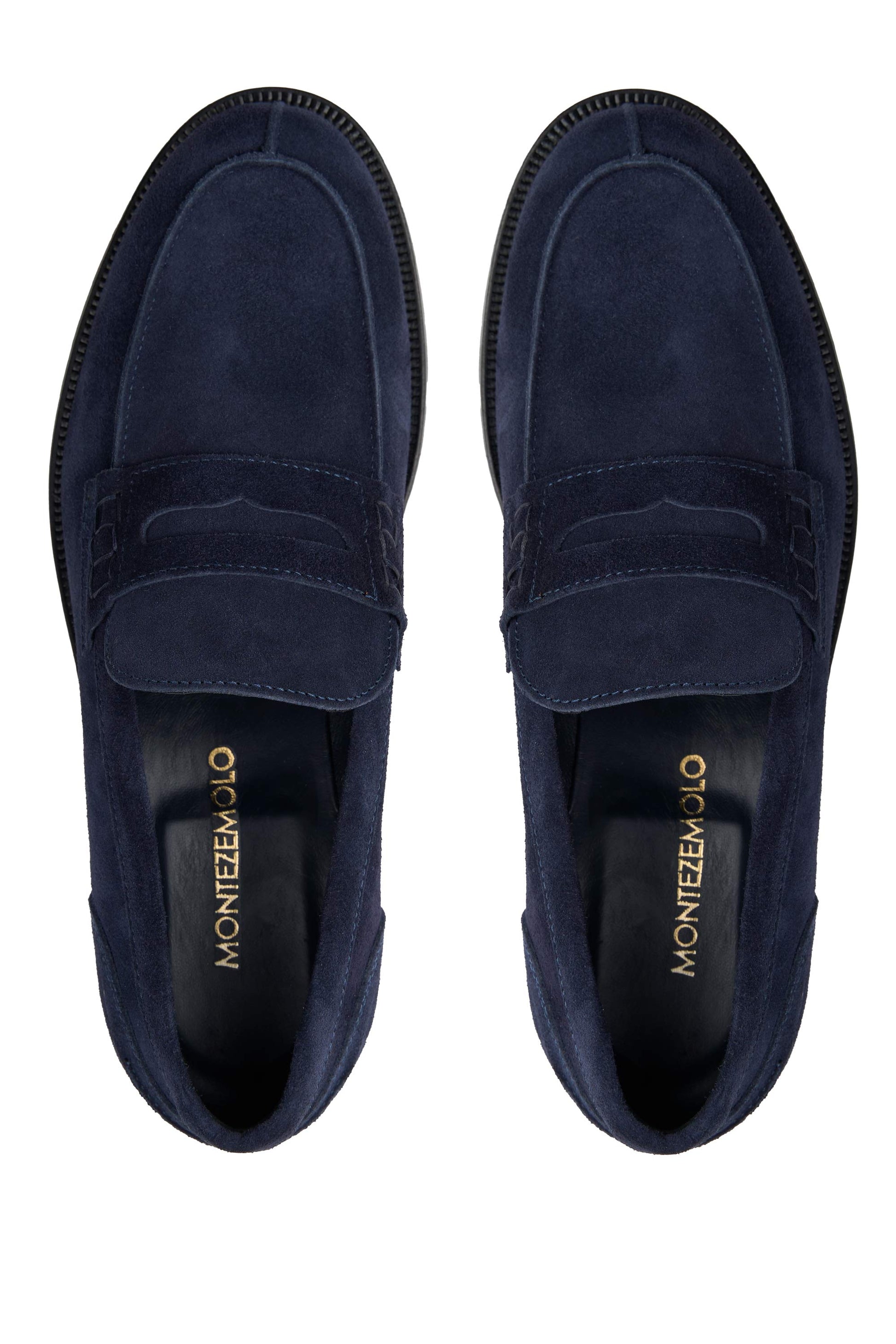 Suede penny loafers - MONTEZEMOLO