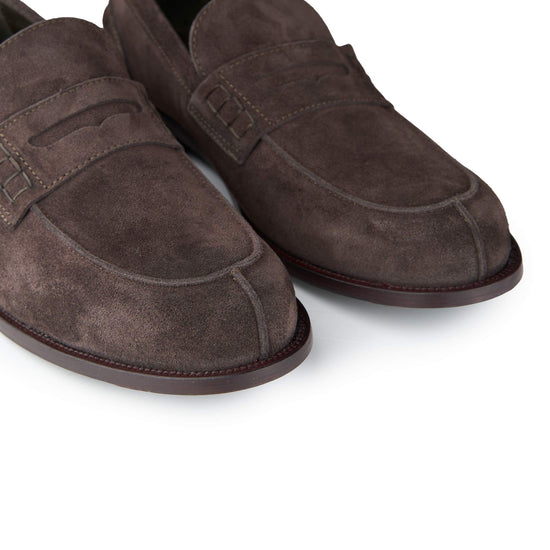 Suede penny loafers - MONTEZEMOLO