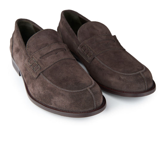 Suede penny loafers - MONTEZEMOLO