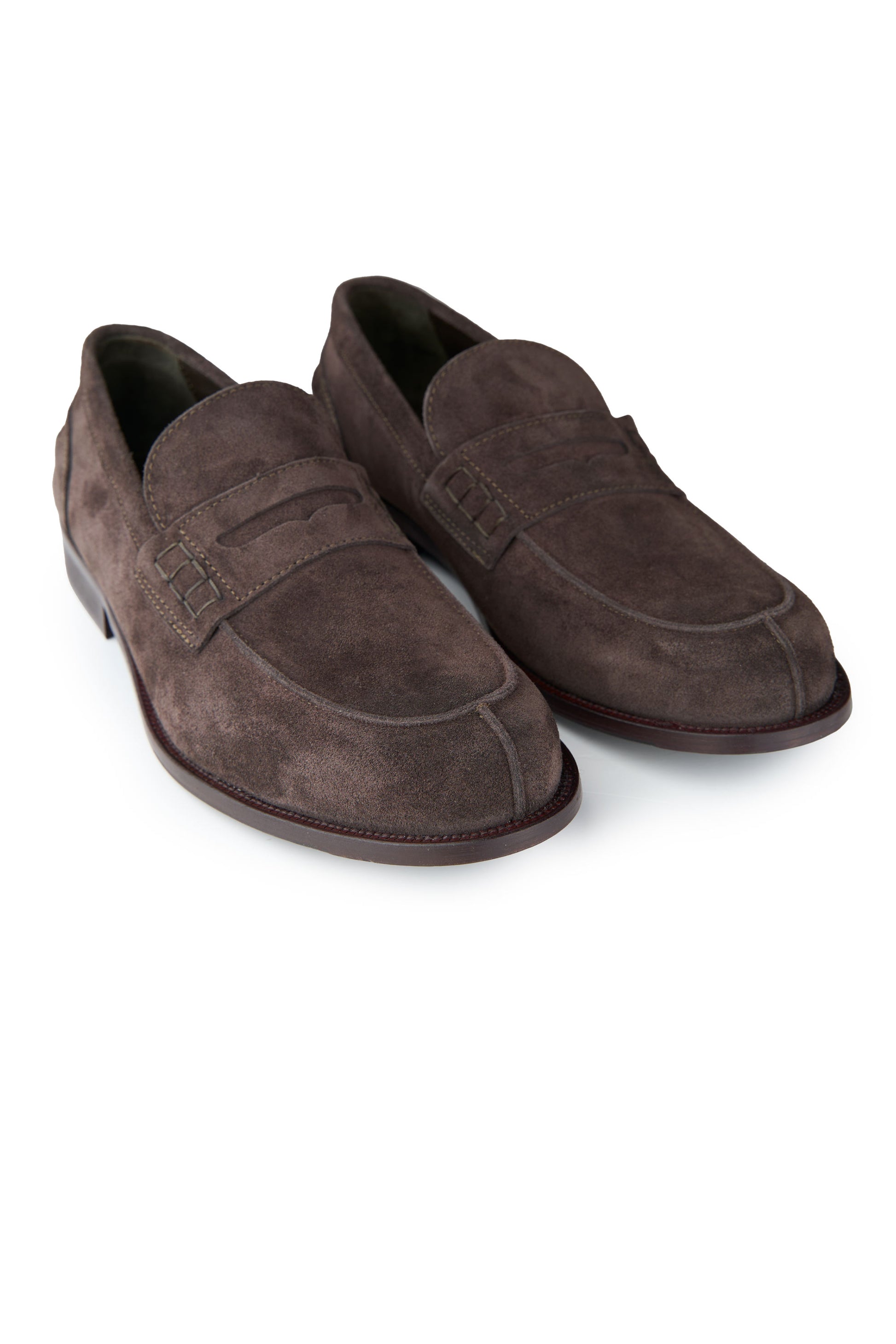 Suede penny loafers - MONTEZEMOLO
