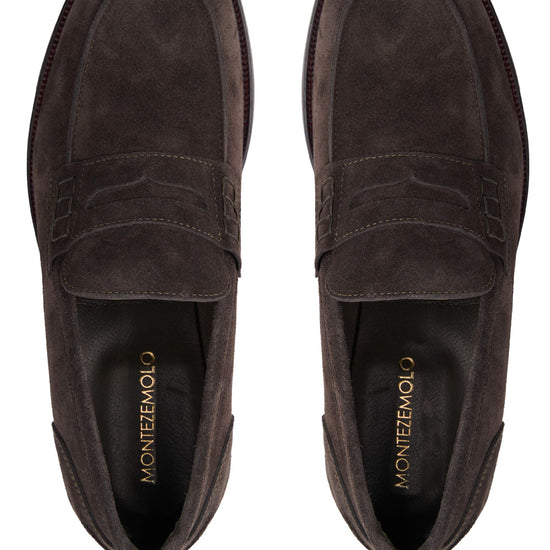 Suede penny loafers - MONTEZEMOLO