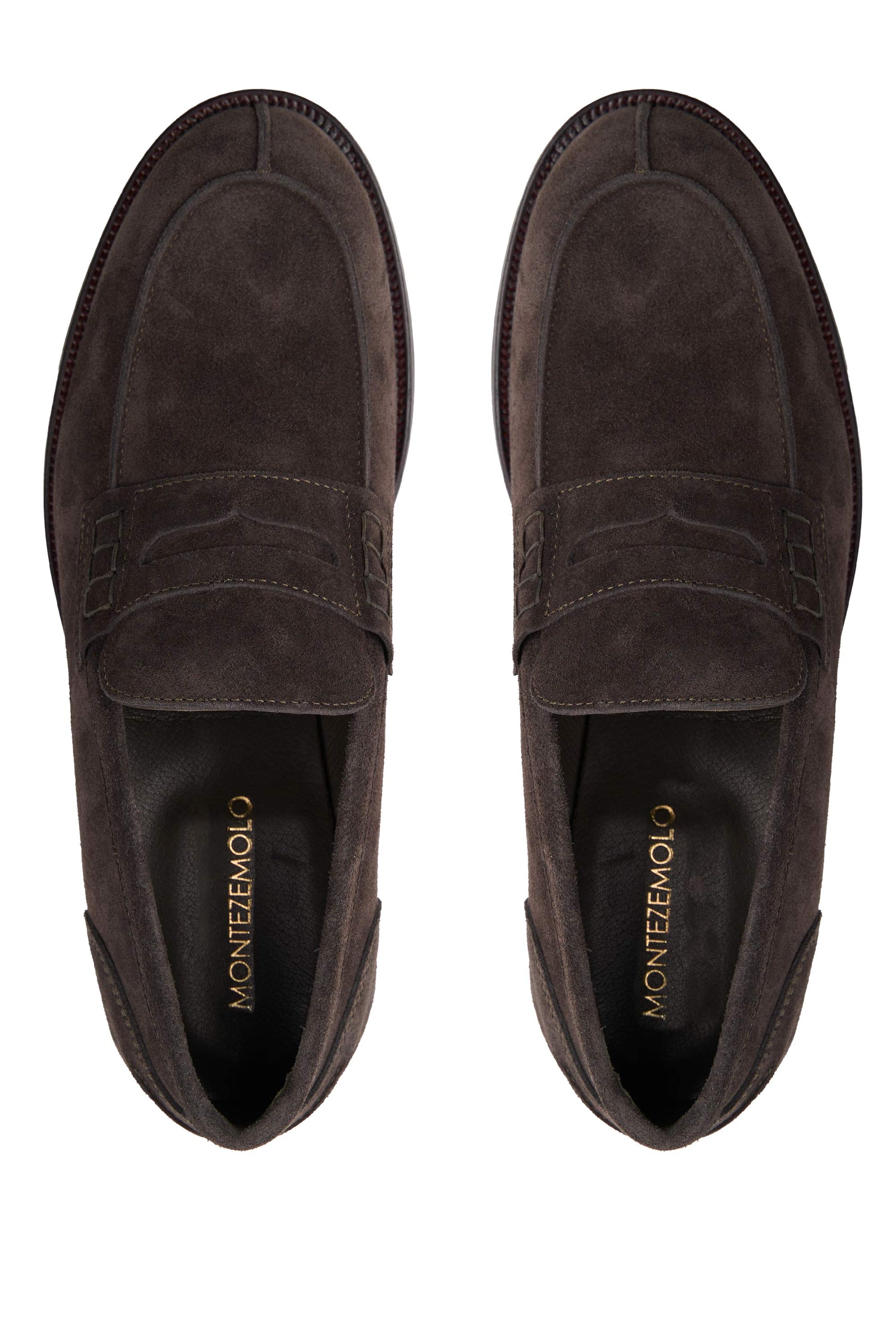 Suede penny loafers - MONTEZEMOLO