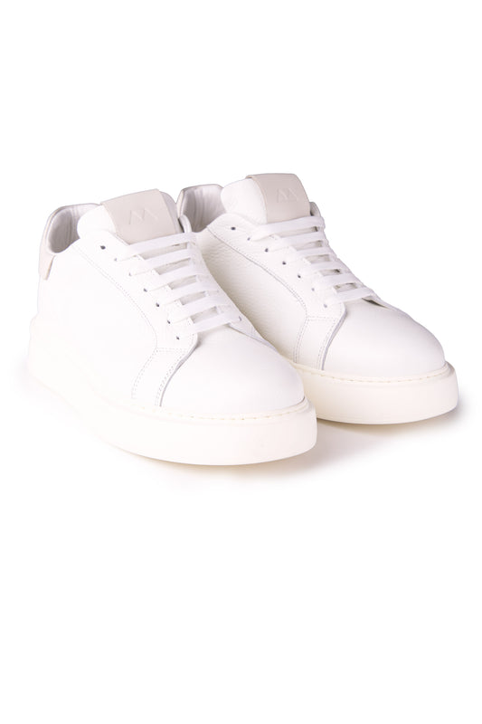 Pebbled Leather Sneakers with Extralight Sole - MONTEZEMOLO