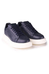 Pebbled Leather Sneakers with Extralight Sole