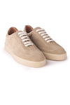 Suede Leather Sneakers with Rubber Sole