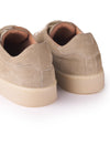 Suede Leather Sneakers with Rubber Sole