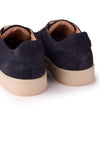 Suede Leather Sneakers with Rubber Sole