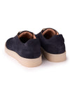 Suede Leather Sneakers with Rubber Sole