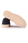 Suede Leather Sneakers with Rubber Sole