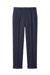 Stretch Wool Pleated Trousers
