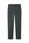 Stretch Wool Pleated Trousers