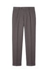Stretch Wool Pleated Trousers