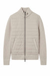 TREND Quilted Jacket with Knitted Sleeves