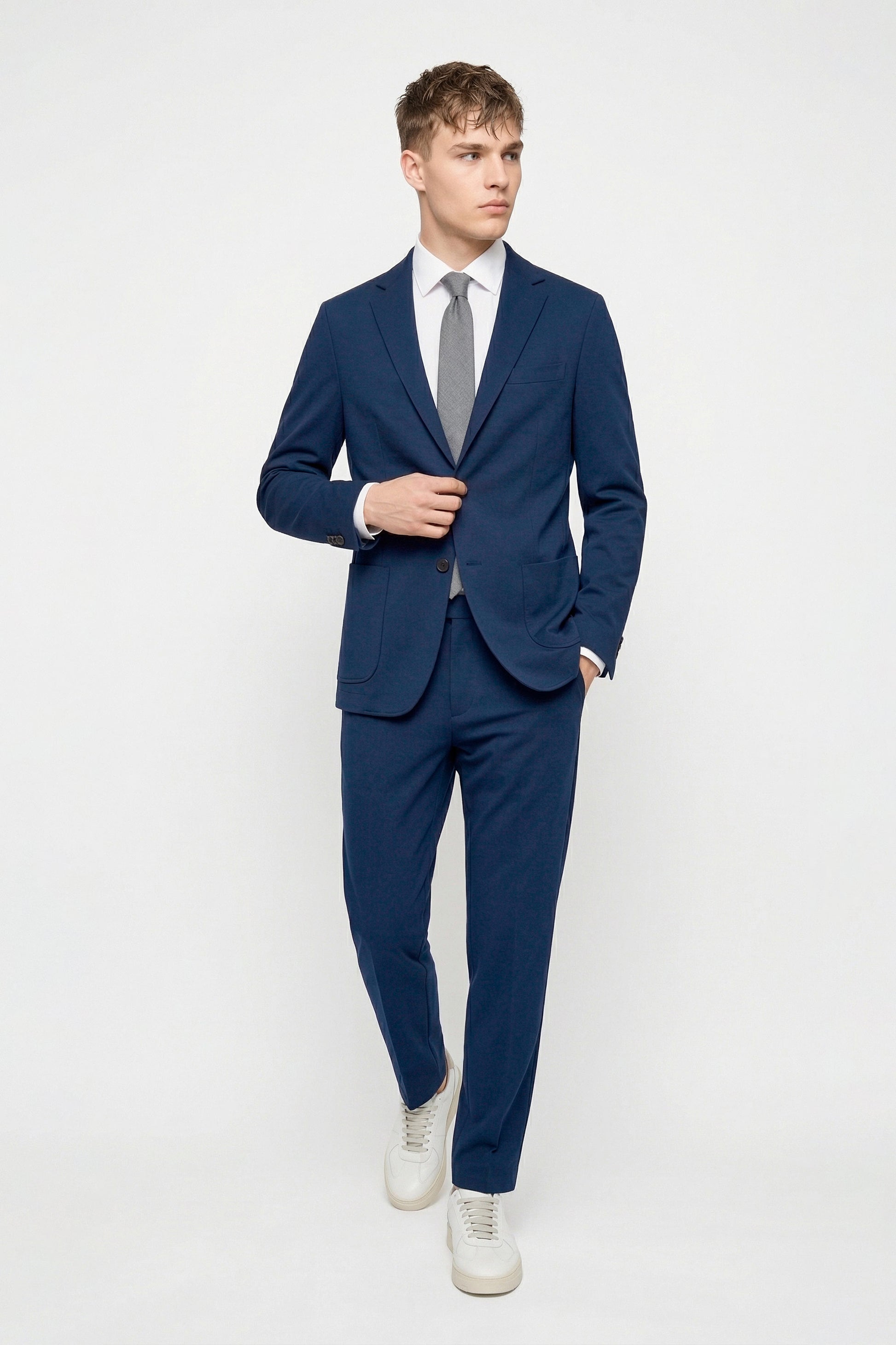 ZMART unlined diagonal jersey blazer - MONTEZEMOLO