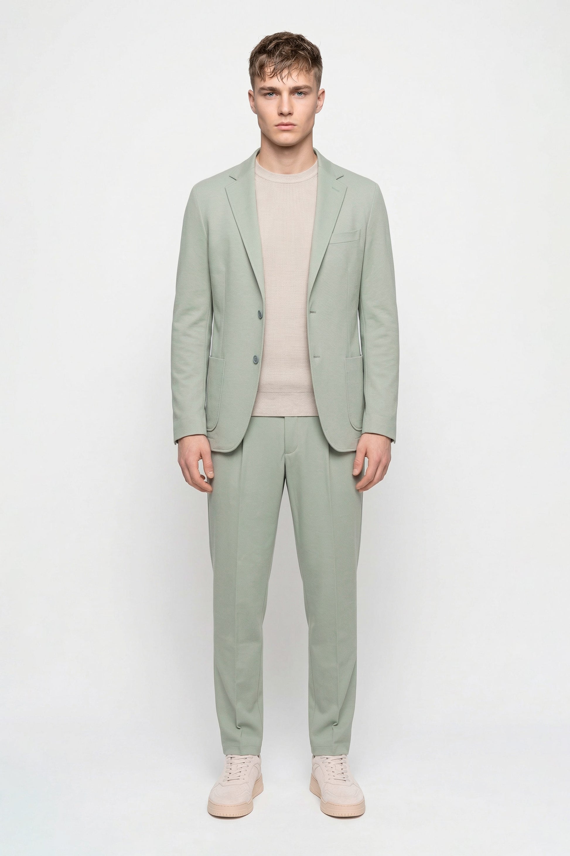 ZMART unlined diagonal jersey blazer - MONTEZEMOLO