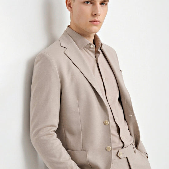 ZMART unlined diagonal jersey blazer - MONTEZEMOLO