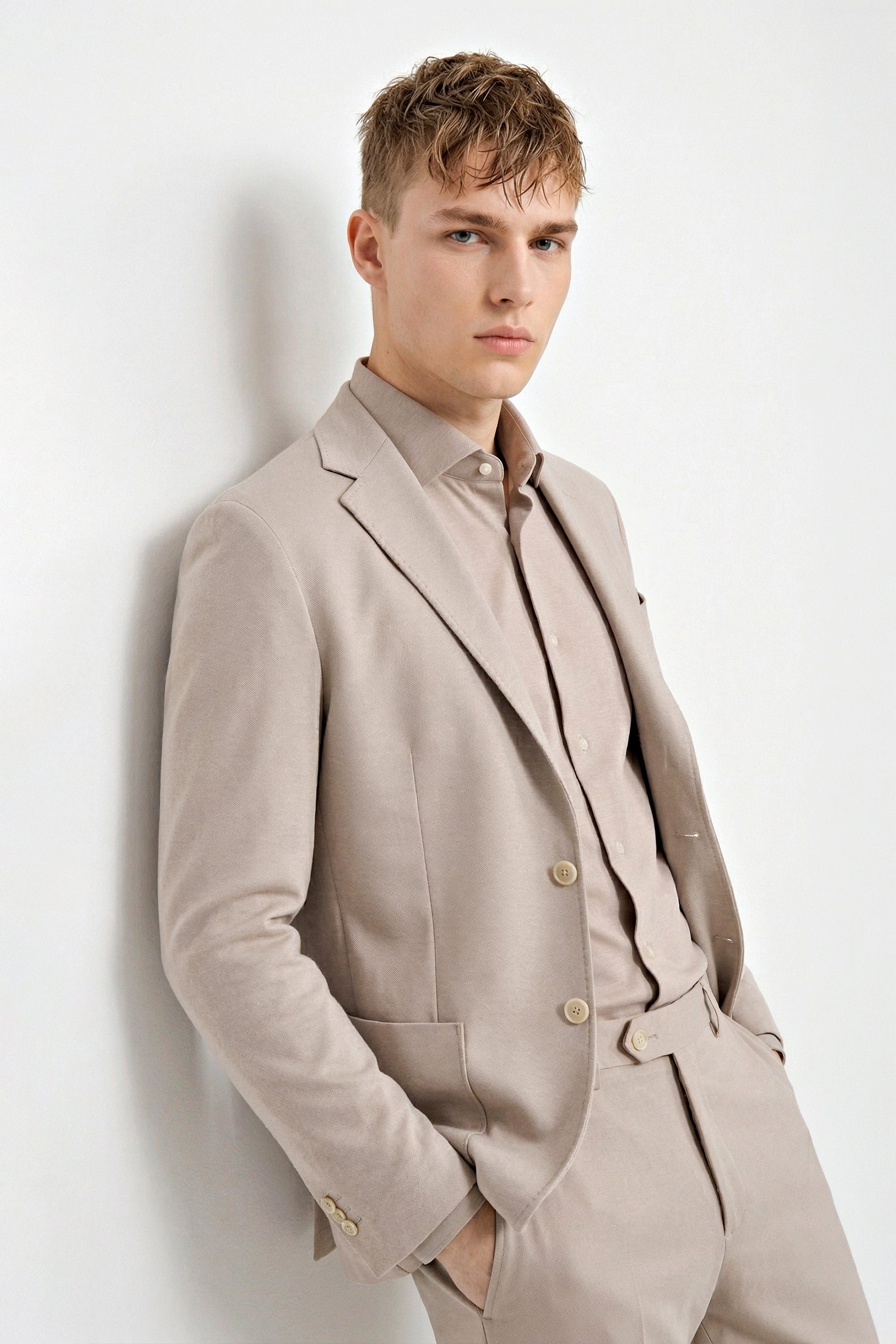 ZMART unlined diagonal jersey blazer - MONTEZEMOLO