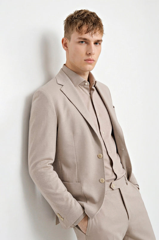ZMART unlined diagonal jersey blazer - MONTEZEMOLO