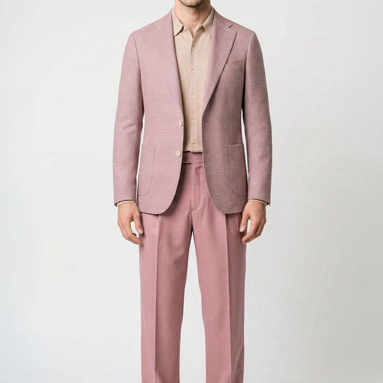 Unlined linen, wool & silk blazer - Zegna® fabrics - MONTEZEMOLO