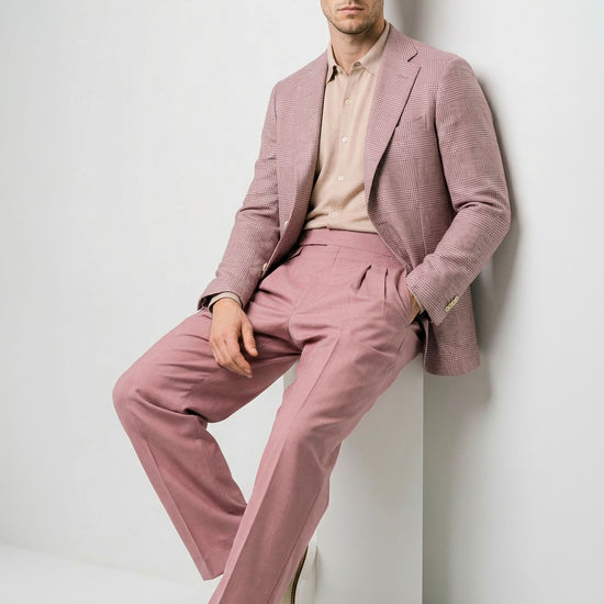 Unlined linen, wool & silk blazer - Zegna® fabrics - MONTEZEMOLO