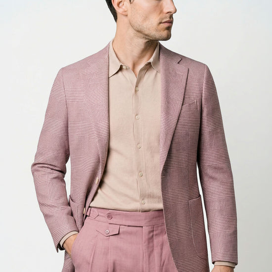 Unlined linen, wool & silk blazer - Zegna® fabrics - MONTEZEMOLO