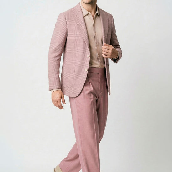 Unlined linen, wool & silk blazer - Zegna® fabrics - MONTEZEMOLO