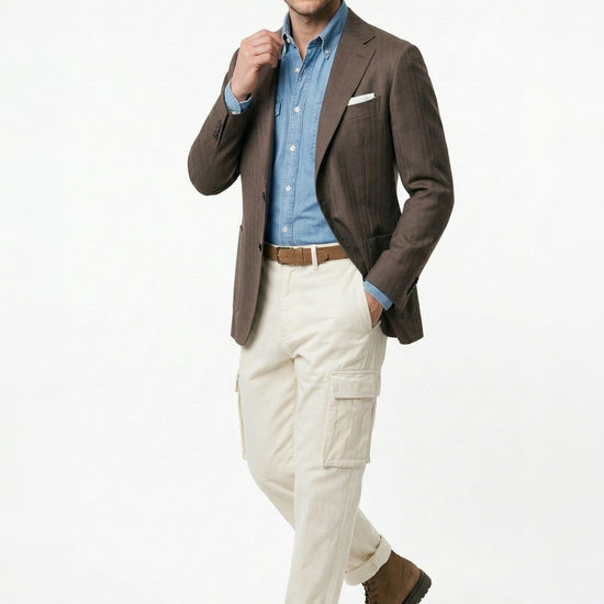 Unlined wool & linen blazer - Zegna® fabrics - MONTEZEMOLO
