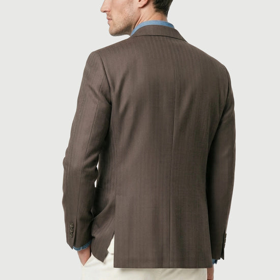 Unlined wool & linen blazer - Zegna® fabrics - MONTEZEMOLO