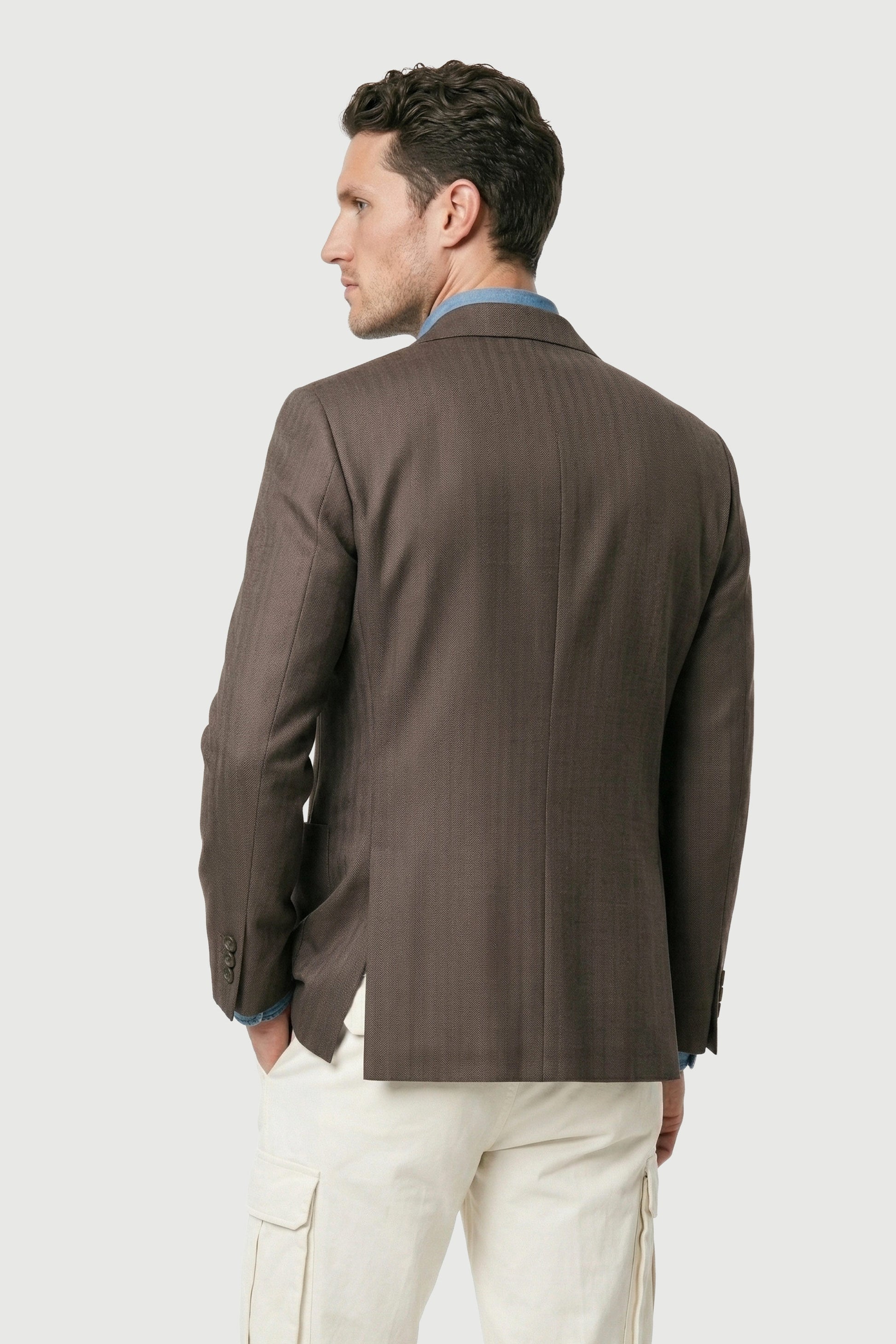 Unlined wool & linen blazer - Zegna® fabrics - MONTEZEMOLO