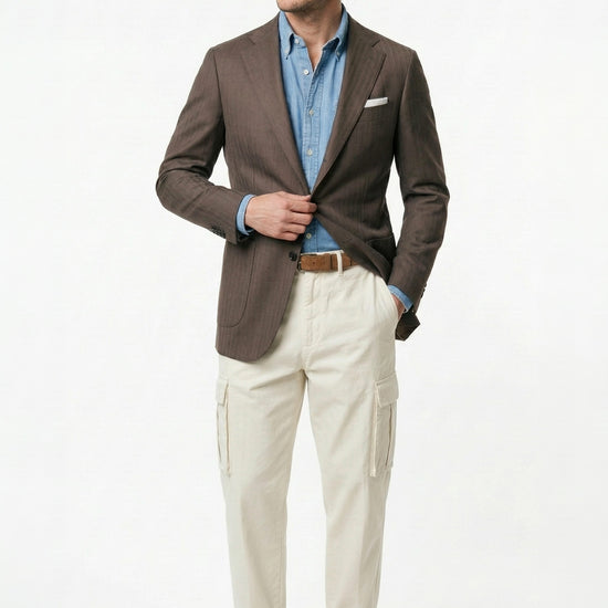 Unlined wool & linen blazer - Zegna® fabrics - MONTEZEMOLO