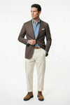 Unlined wool & linen blazer - Zegna® fabrics - MONTEZEMOLO