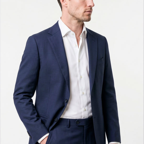 Unlined bi-stretch merino wool blazer - MONTEZEMOLO