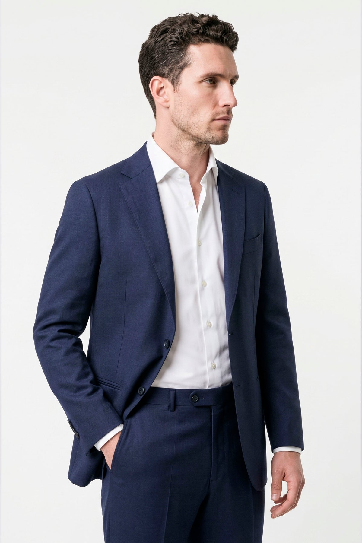 Unlined bi-stretch merino wool blazer - MONTEZEMOLO