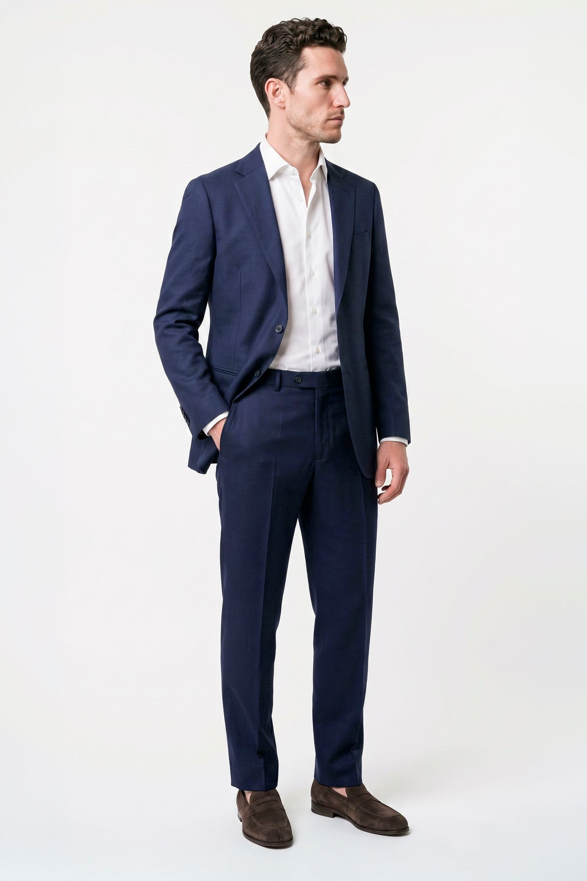 Unlined bi-stretch merino wool blazer - MONTEZEMOLO