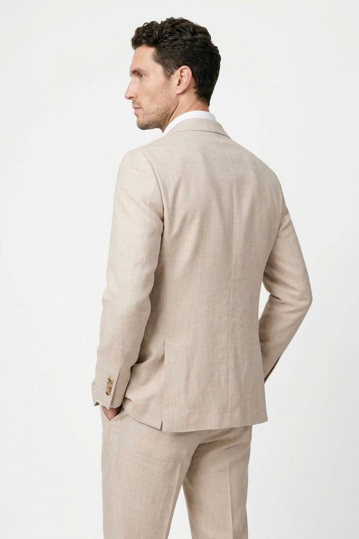 Unlined bi-stretch merino wool blazer - MONTEZEMOLO