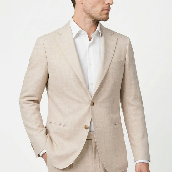 Unlined bi-stretch merino wool blazer - MONTEZEMOLO