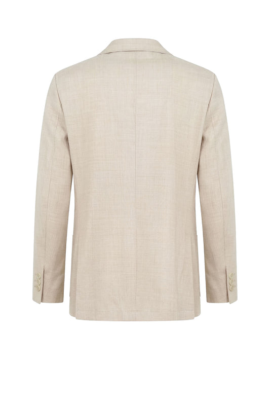 Unlined bi-stretch merino wool blazer - MONTEZEMOLO
