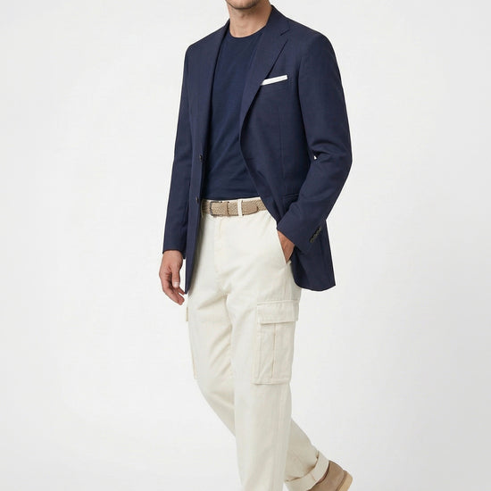 Fresco wool reps unlined blazer - MONTEZEMOLO