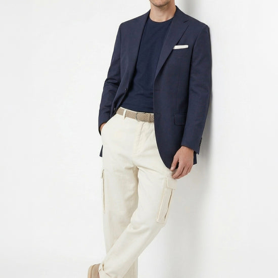 Fresco wool reps unlined blazer - MONTEZEMOLO