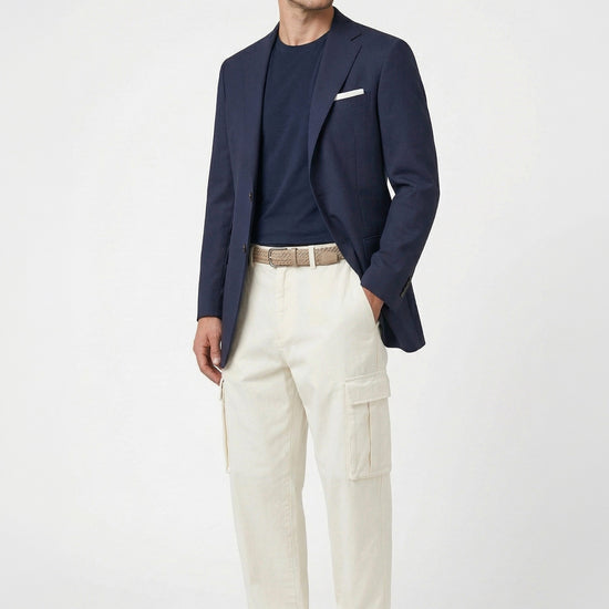 Fresco wool reps unlined blazer - MONTEZEMOLO