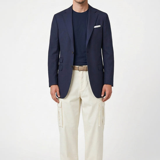 Fresco wool reps unlined blazer - MONTEZEMOLO