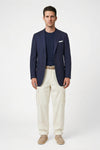 Fresco wool reps unlined blazer - MONTEZEMOLO