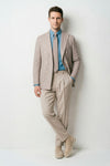 Pinstriped unlined double-breasted jersey blazer - MONTEZEMOLO