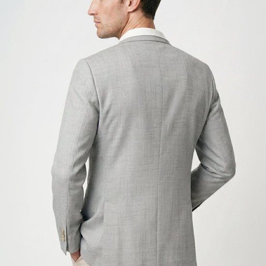 Unlined double-breasted jacket - Loro Piana® fabrics - MONTEZEMOLO