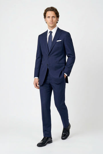 Super 150’s Merino wool suit - Loro Piana® fabrics - MONTEZEMOLO