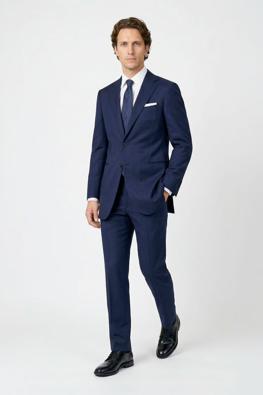 Super 150’s Merino wool suit - Loro Piana® fabrics - MONTEZEMOLO