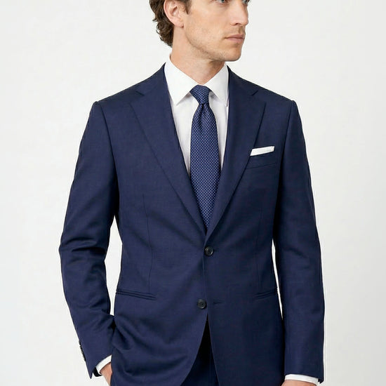 Super 150’s Merino wool suit - Loro Piana® fabrics - MONTEZEMOLO