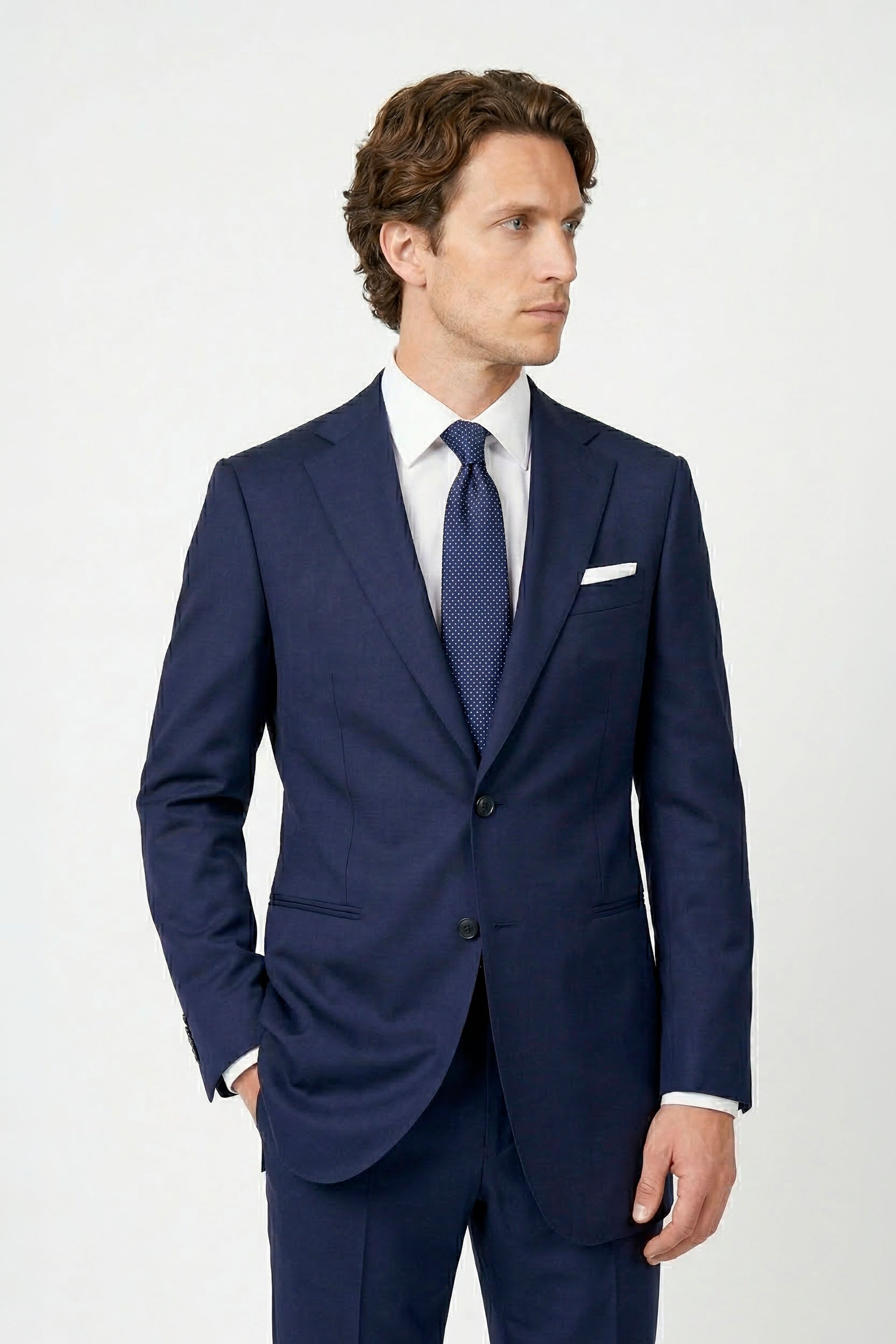 Super 150’s Merino wool suit - Loro Piana® fabrics - MONTEZEMOLO