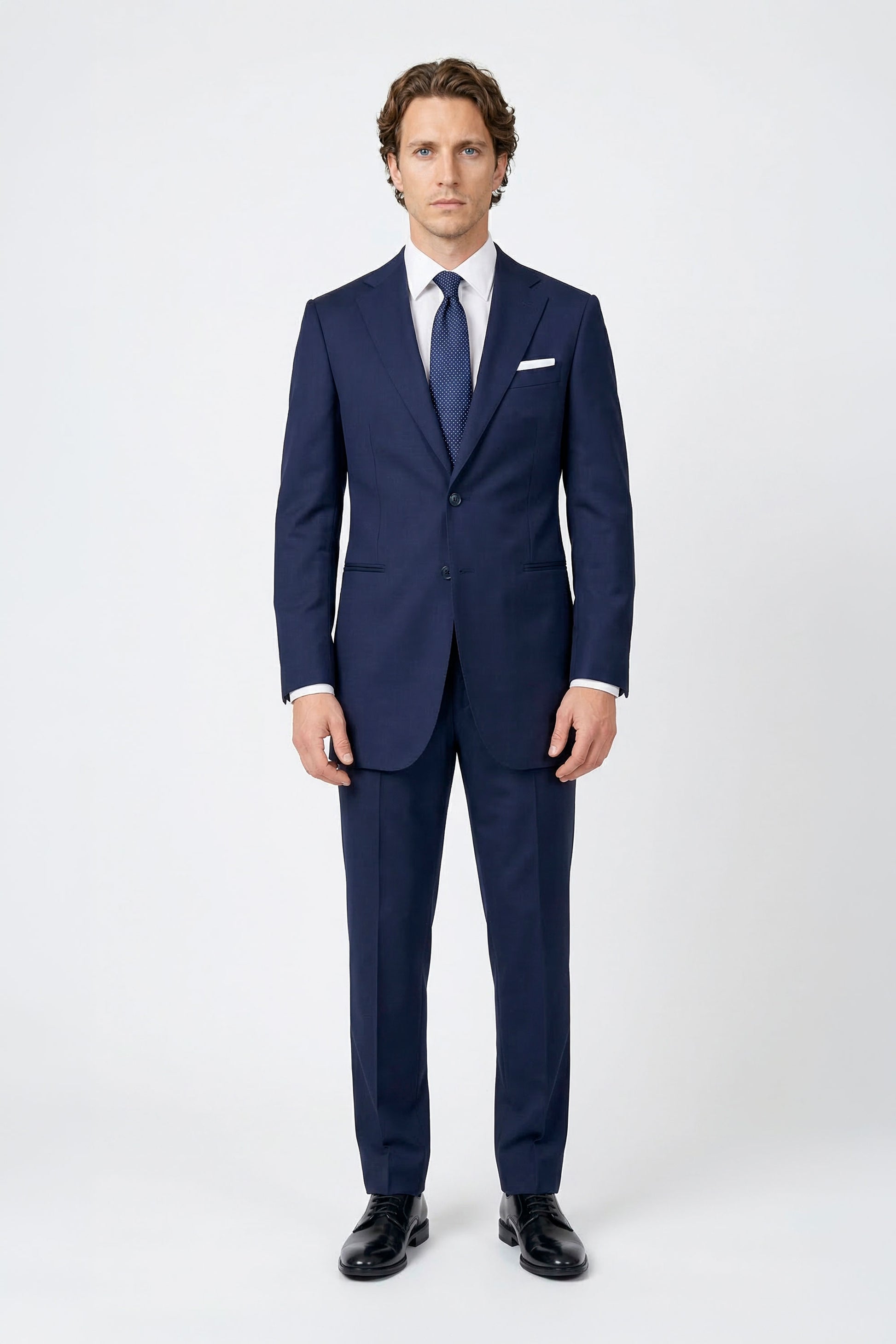 Super 150’s Merino wool suit - Loro Piana® fabrics - MONTEZEMOLO