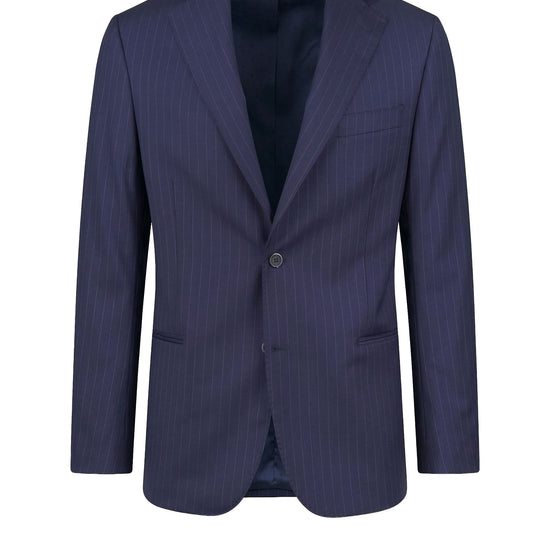 Pinstripe suit in virgin wool - MONTEZEMOLO